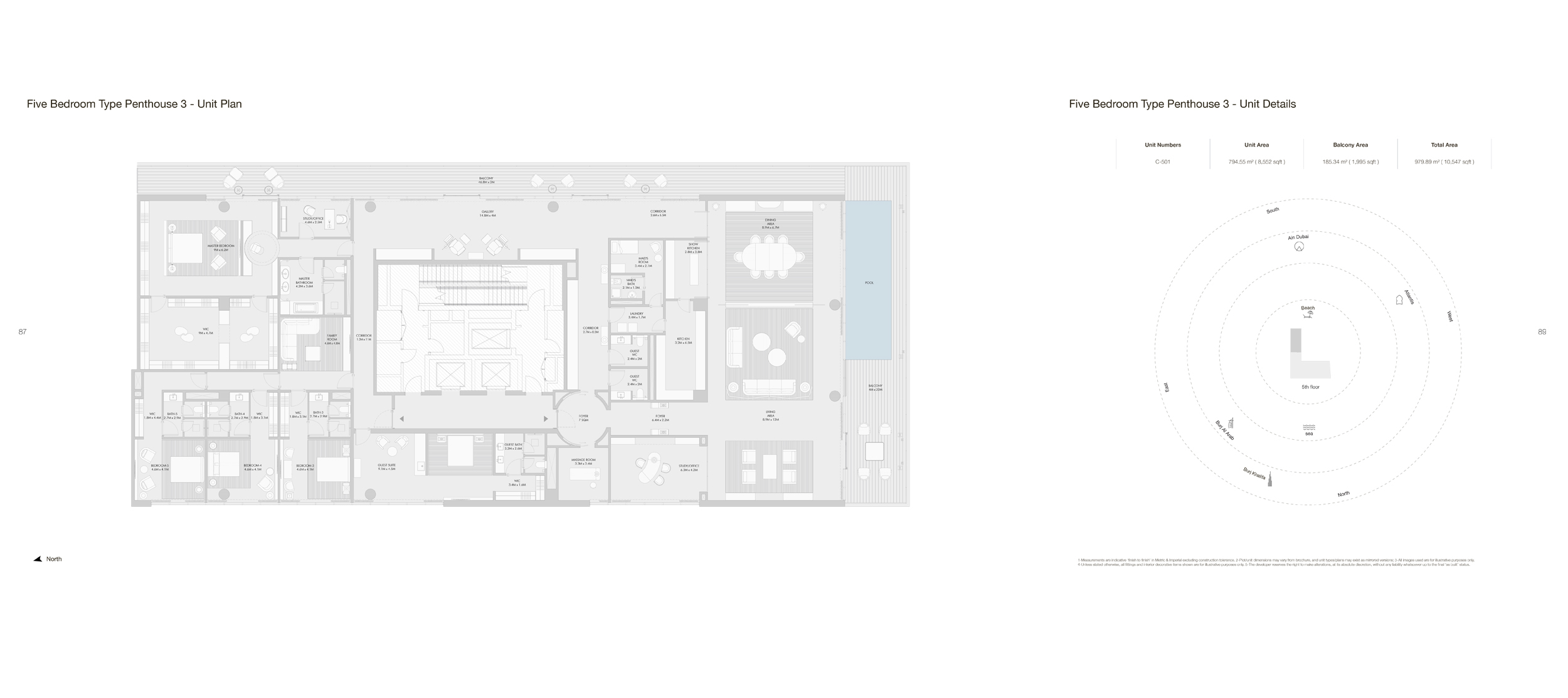 5 Bedroom Penthouse
